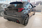 Bakluckelist Toyota Yaris IV halvkombi 5-dörrars/ Hybrid/ GR 2020–2024 facelift 2024+ – Spegelpolerat silver | AVISA - Carlevel AB - Bakluckelist