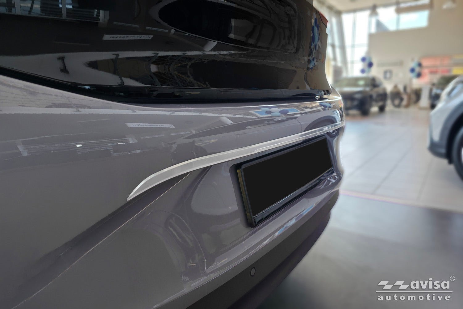 Bakluckelist Volkswagen ID 3 2019–2023, facelift 2023+ – Silver satin | AVISA - Carlevel AB - Bakluckelist