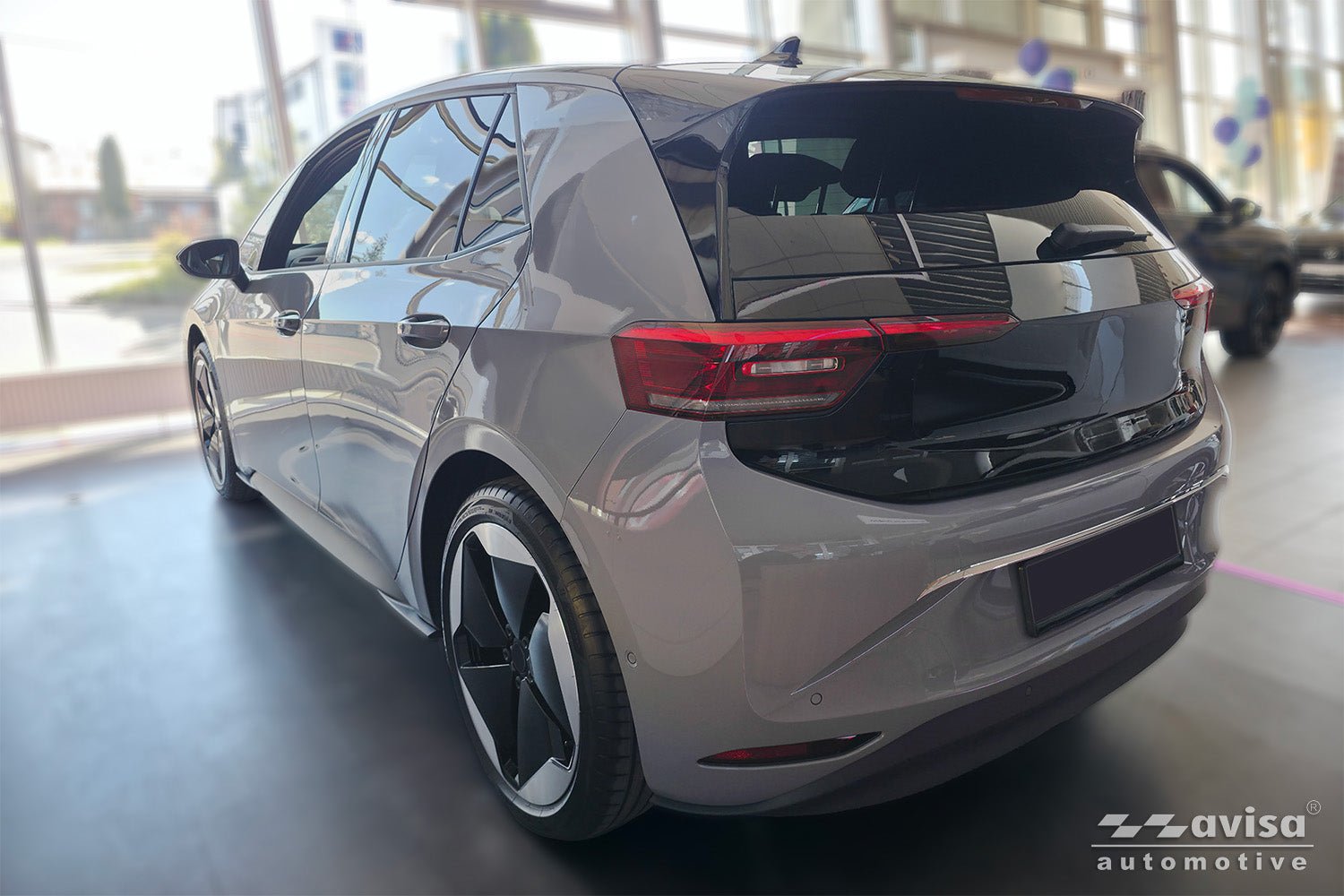 Bakluckelist Volkswagen ID 3 2019–2023, facelift 2023+ – Spegelpolerat silver | AVISA - Carlevel AB - Bakluckelist