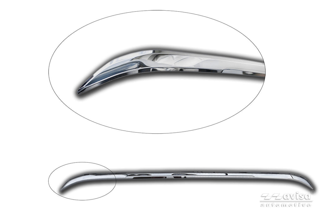 Bakluckelist Volkswagen ID 3 2019–2023, facelift 2023+ – Spegelpolerat silver | AVISA - Carlevel AB - Bakluckelist