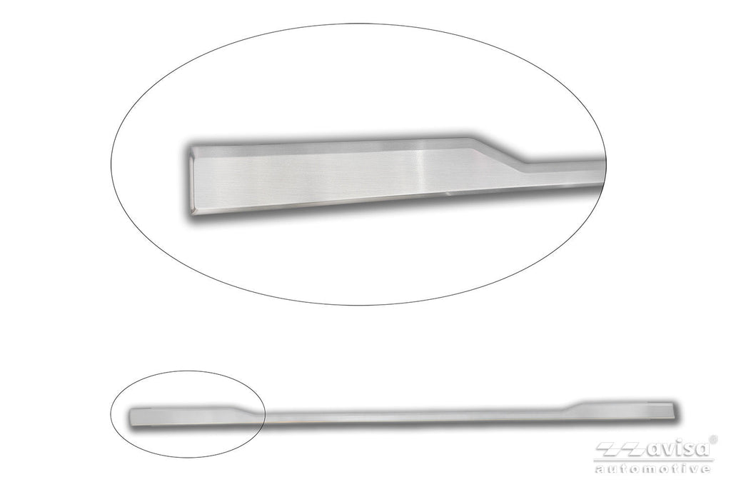 Bakluckelist Volkswagen ID Buzz 2022+ – Silver satin | AVISA - Carlevel AB - Bakluckelist