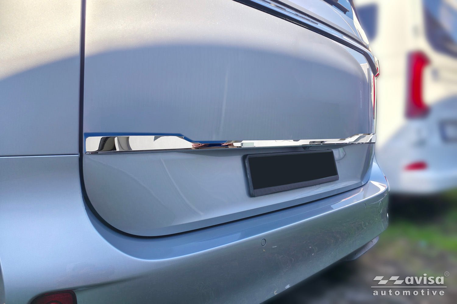 Bakluckelist Volkswagen ID Buzz 2022+ – Spegelpolerat silver | AVISA - Carlevel AB - Bakluckelist