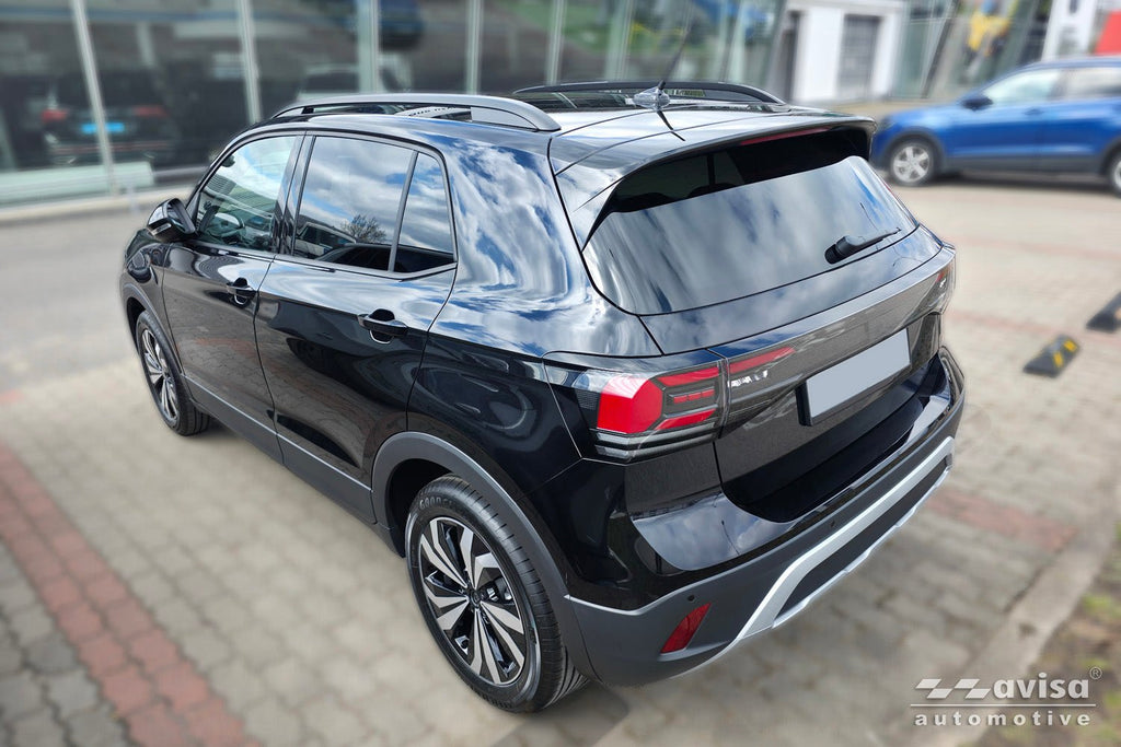 Bakluckelist Volkswagen T-Cross 2018–2024, facelift 2024+ – Silver satin (2/22287) | AVISA - Carlevel AB - Bakluckelist