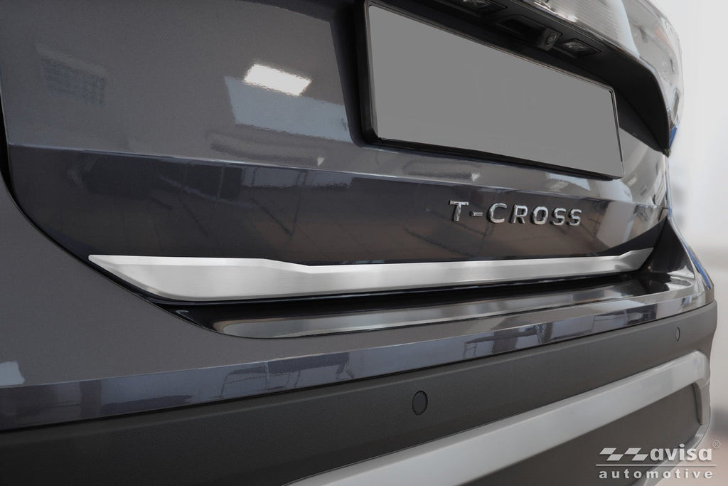 Bakluckelist Volkswagen T-Cross 2018–2024, facelift 2024+ – Silver satin (2/36125) | AVISA - Carlevel AB - Bakluckelist