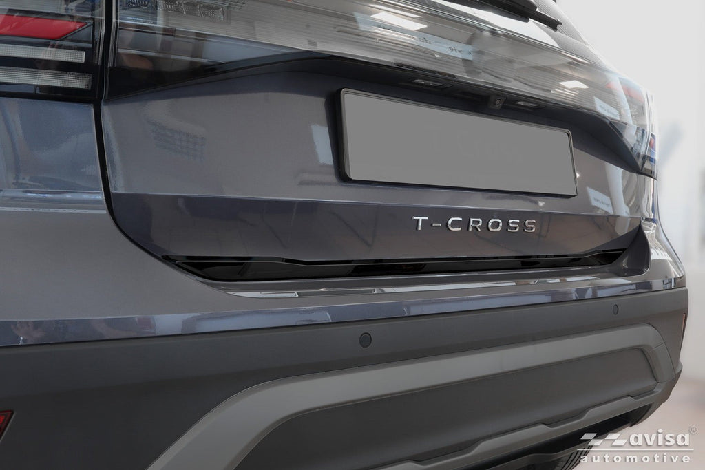 Bakluckelist Volkswagen T-Cross 2018–2024, facelift 2024+ – Spegelblank svart | AVISA - Carlevel AB - Bakluckelist