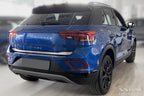 Bakluckelist Volkswagen T-Roc Cabrio 2017–2022. facelift 2022–2025 – Silver satin | AVISA - Carlevel AB - Bakluckelist