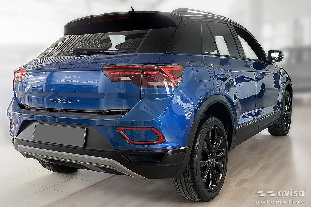Bakluckelist Volkswagen T-Roc Cabrio 2017–2022. facelift 2022–2025 – Spegelblank svart | AVISA - Carlevel AB - Bakluckelist