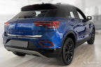 Bakluckelist Volkswagen T-Roc Cabrio 2017–2022. facelift 2022–2025 – Spegelpolerat silver | AVISA - Carlevel AB - Bakluckelist