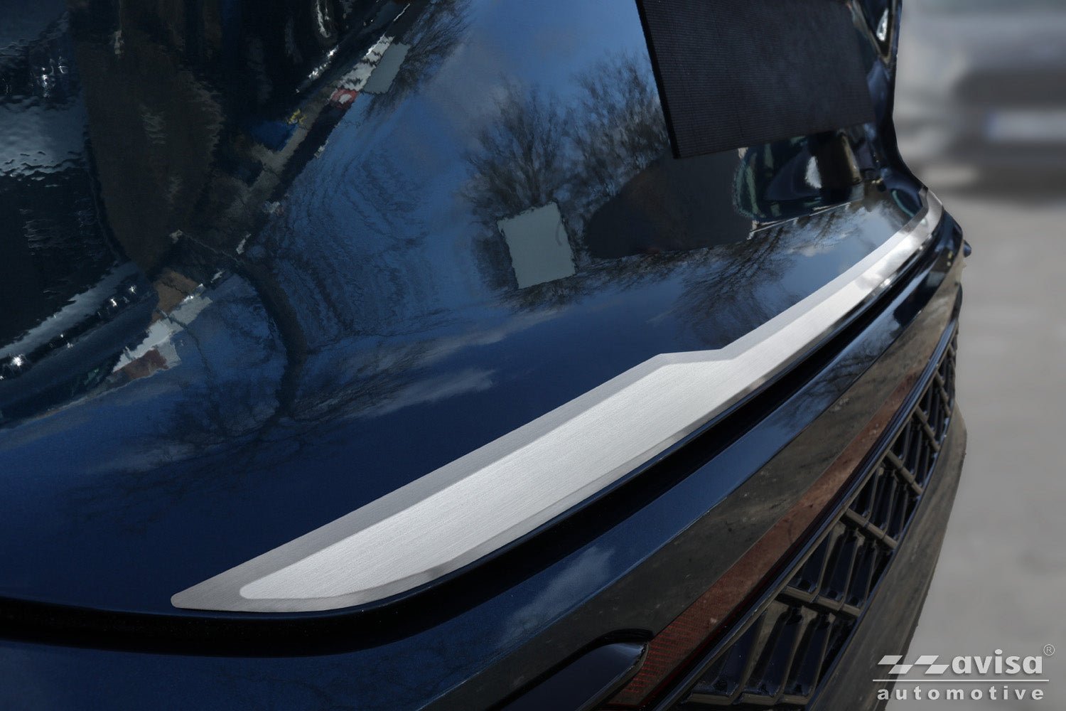 Bakluckelist Volkswagen Tayron II 2025+ – Silver satin | AVISA - Carlevel AB - Bakluckelist