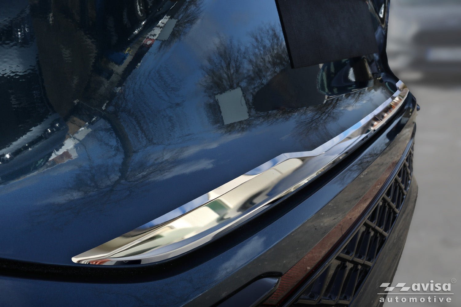 Bakluckelist Volkswagen Tayron II 2025+ – Spegelpolerat silver | AVISA - Carlevel AB - Bakluckelist