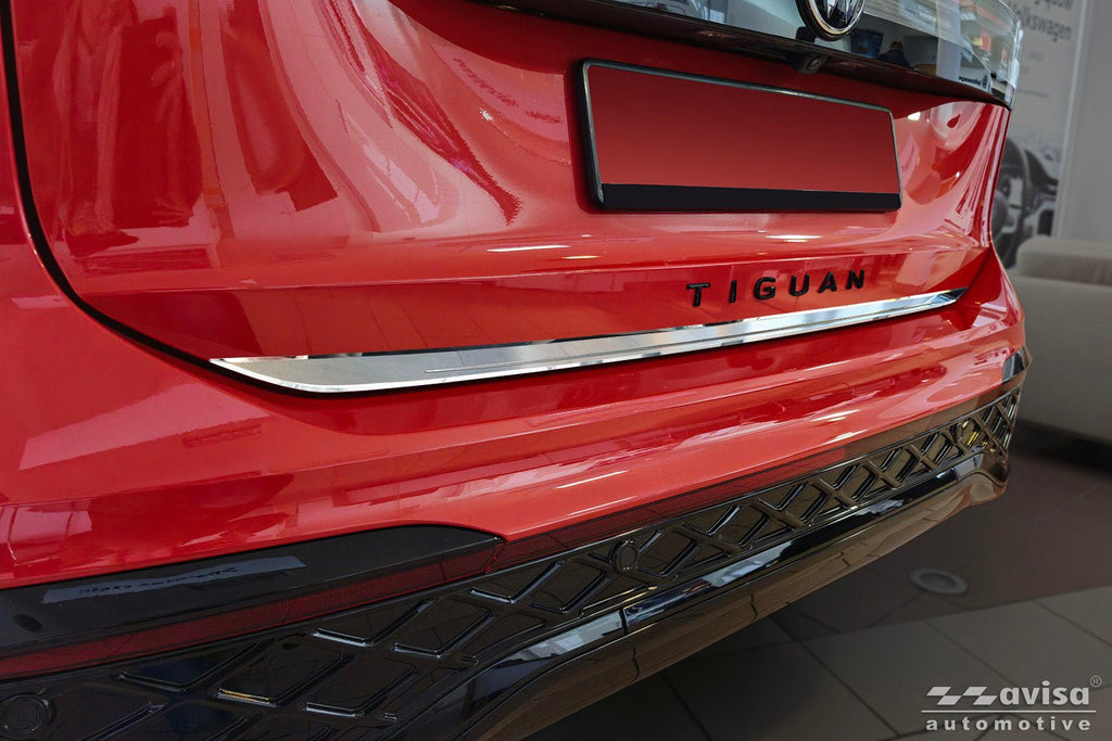 Bakluckelist Volkswagen Tiguan III 2024+ – Spegelpolerat silver | AVISA - Carlevel AB - Bakluckelist
