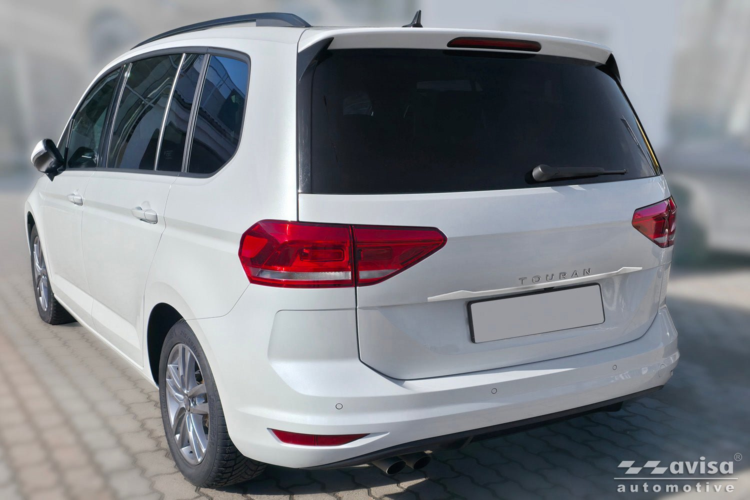 Bakluckelist Volkswagen Touran III/ R-line 2015+ – Silver satin | AVISA - Carlevel AB - Bakluckelist