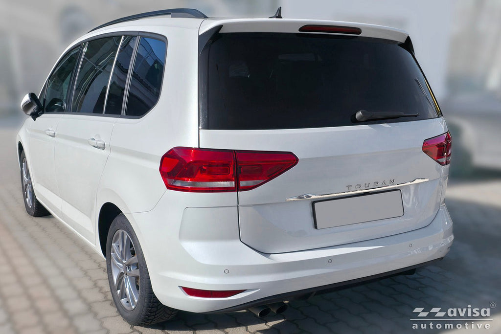 Bakluckelist Volkswagen Touran III/ R-line 2015+ – Spegelpolerat silver | AVISA - Carlevel AB - Bakluckelist