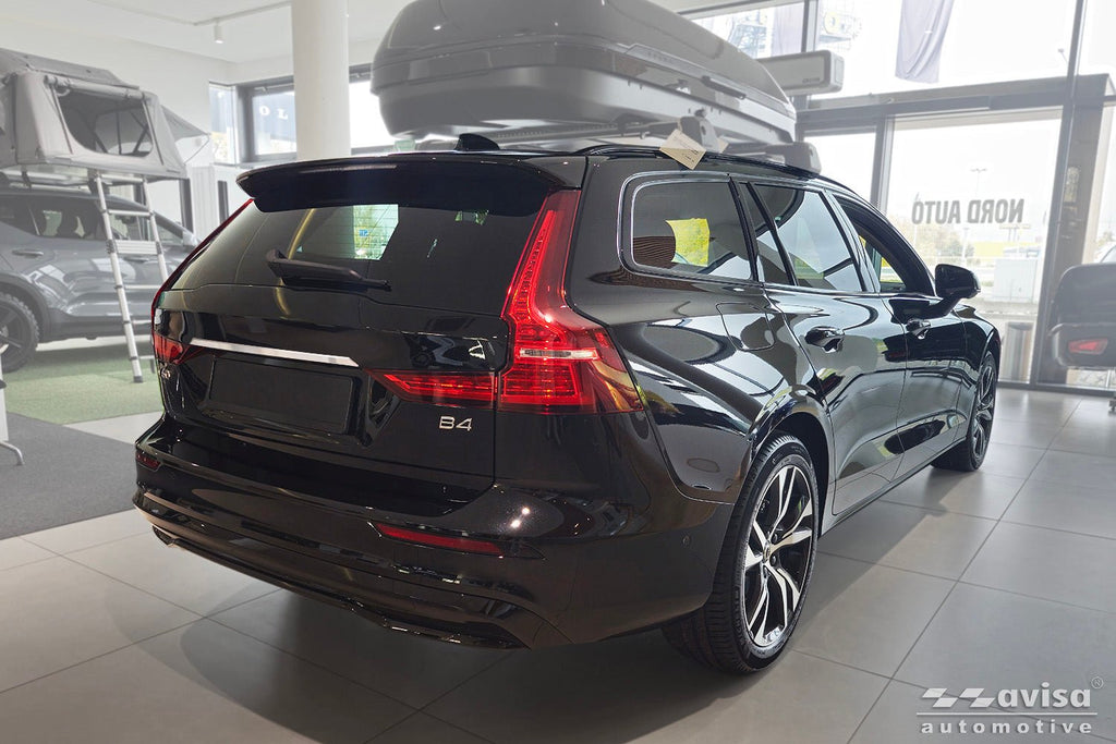 Bakluckelist Volvo V60 II 2018+ – Silver satin | AVISA - Carlevel AB - Bakluckelist