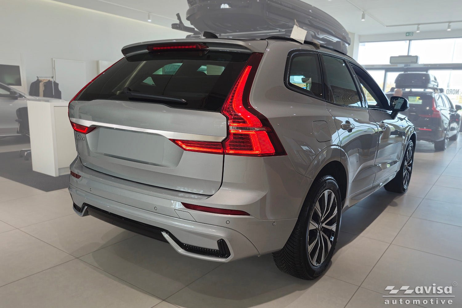 Bakluckelist Volvo XC60 II/ XC60 II R-Design 2017+facelift 2021, facelift 2021+/ Plug-In Hybrid 2019+facelift 2021, facelift… – Silver satin | AVISA - Carlevel AB - Bakluckelist
