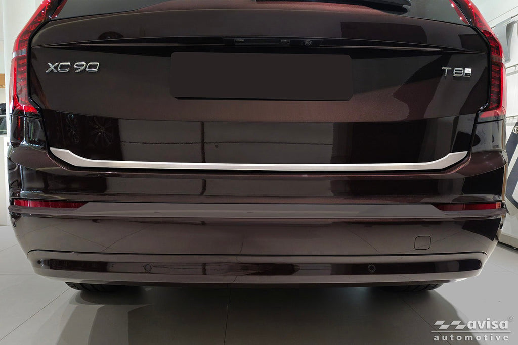 Bakluckelist Volvo XC90 II 2015–2019, facelift 2019–2024, facelift 2024+ – Silver satin | AVISA - Carlevel AB - Bakluckelist