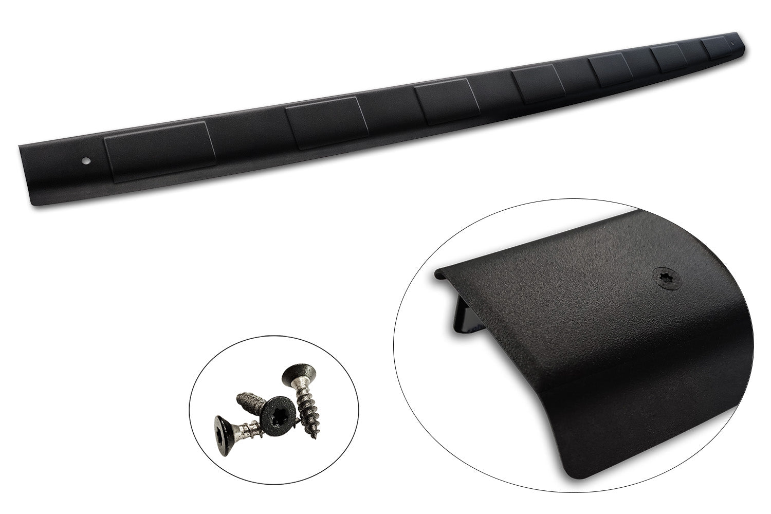 Bakre kant-/skyddslist Ford Ranger V 2011–2022 – Svart (2/53151) | AVISA - Carlevel AB - Bakre kant-/skyddslist