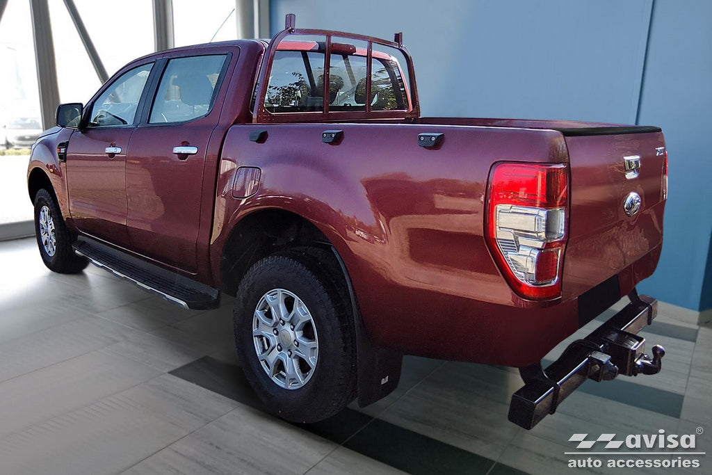 Bakre kant-/skyddslist Ford Ranger V 2011–2022 – Svart (2/53151) | AVISA - Carlevel AB - Bakre kant-/skyddslist