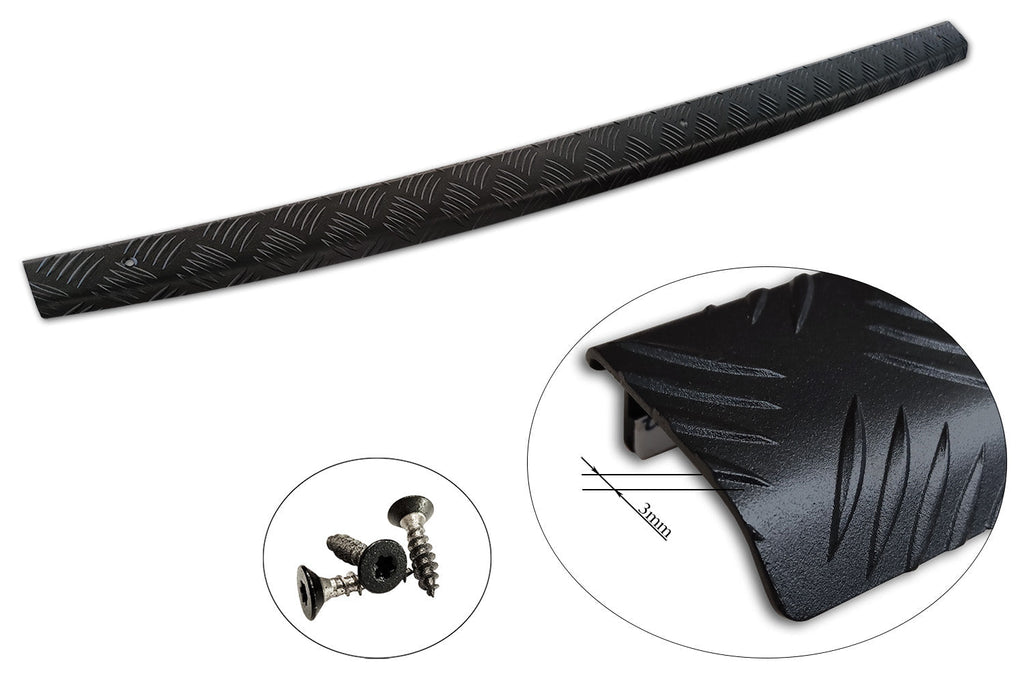 Bakre kant-/skyddslist Ford Ranger V 2011–2022 – Svart (2/53152) | AVISA - Carlevel AB - Bakre kant-/skyddslist