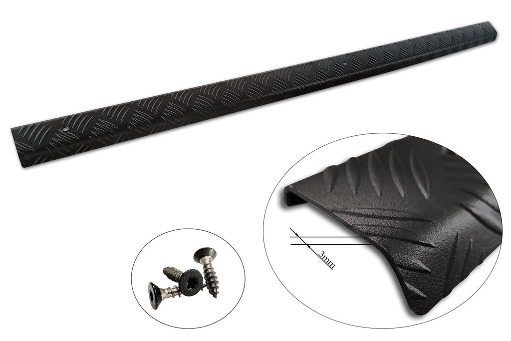 Bakre kant-/skyddslist Volkswagen Amarok 2010–2016, facelift 2016–2021 – Svart | AVISA - Carlevel AB - Bakre kant-/skyddslist