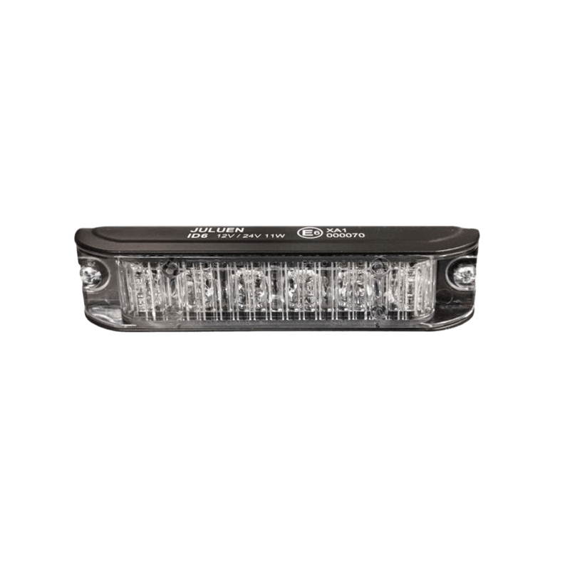 Juluen ID6 LED Blixtljus orange – R65 Klass – 12-24 V - Carlevel AB - Fordon och delar > Fordonsdelar > Belysning