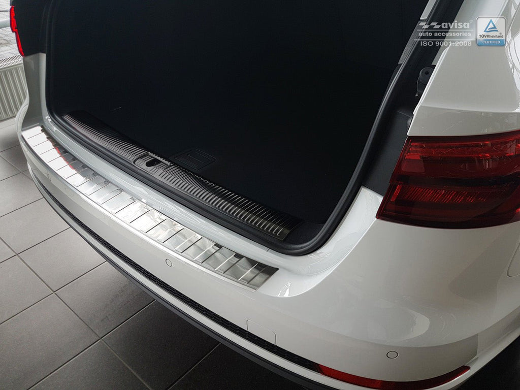 Lastskydd Audi A4 B9 Avant/ S-line 2015–2019, facelift 2019+ / Audi S4 Avant 2015–2019, facelift 2019+ – Silver satin | AVISA - Carlevel AB - Lastskydd