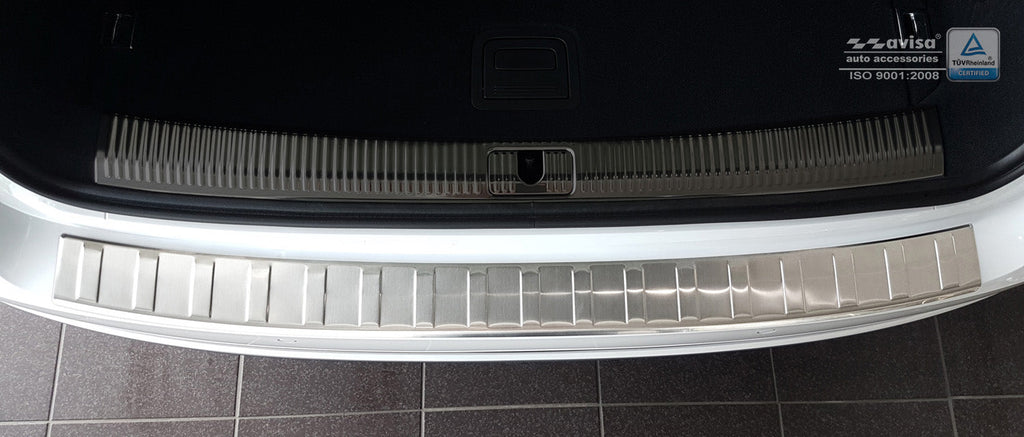 Lastskydd Audi A4 B9 Avant/ S-line 2015–2019, facelift 2019+ / Audi S4 Avant 2015–2019, facelift 2019+ – Silver satin | AVISA - Carlevel AB - Lastskydd