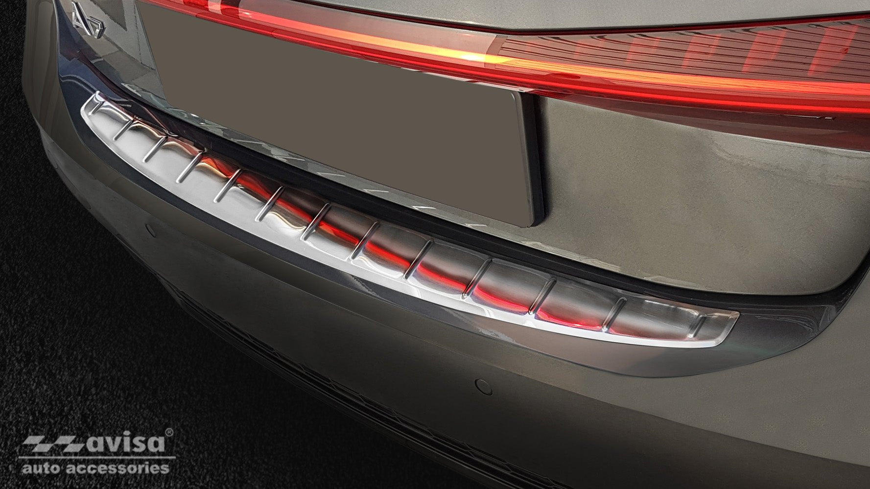 Lastskydd Audi A7 C8 Sportback II liftback 2017+ – Silver satin | AVISA - Carlevel AB - Lastskydd