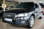 Lastskydd Audi Q5 2008–2012, facelift 2012–2016 / Audi SQ5 2013+ – Spegelpolerat silver | AVISA - Carlevel AB - Lastskydd