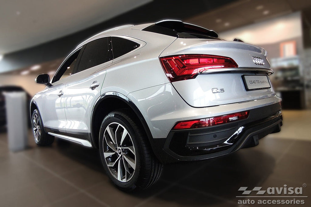 Lastskydd Audi Q5 Sportback/ Q5 Sportback Tfsi E/ S-line 2020–2025 / Audi Q5 Sportback Tfsi E 2021–2025 – Silver satin | AVISA - Carlevel AB - Lastskydd