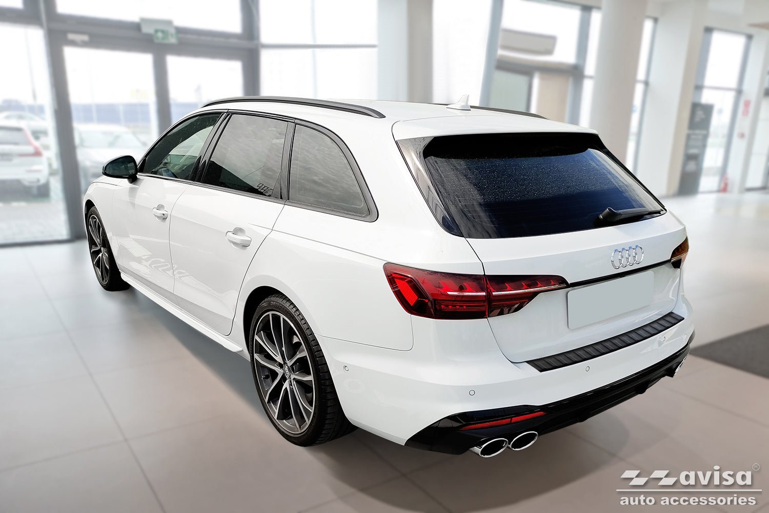 Lastskydd Black Mat Audi A4 B9 Avant/ S-line 2015–2019, facelift 2019+ / Audi S4 Avant 2015–2019, facelift 2019+ – Mattsvart | AVISA - Carlevel AB - Lastskydd