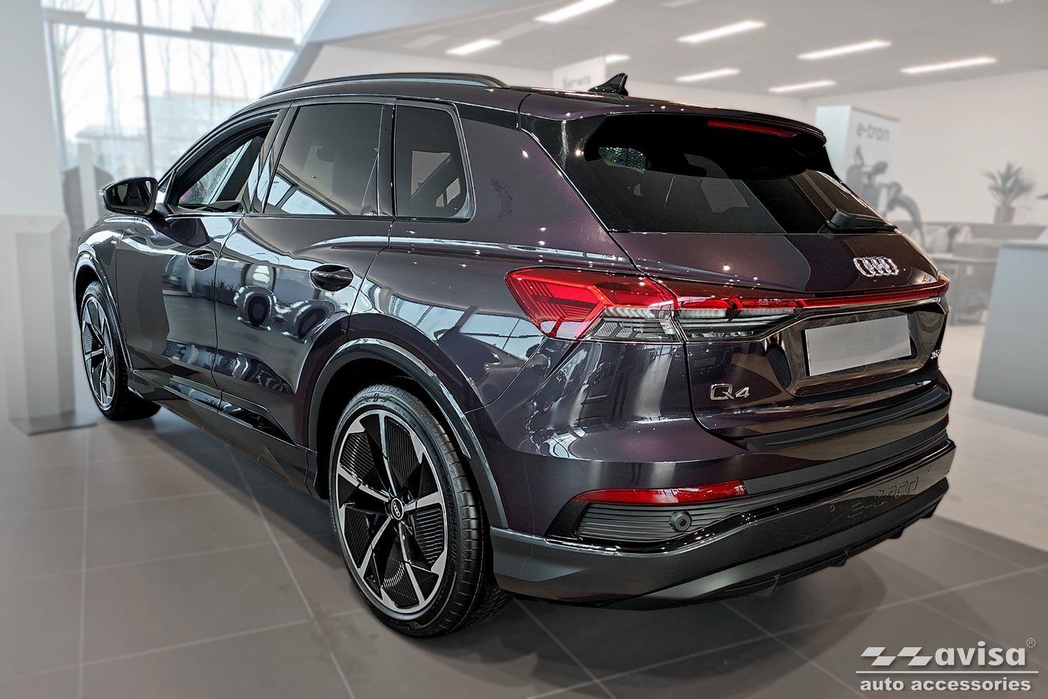 Lastskydd Black Mat Audi Q4 E-Tron/ Q4 E-Tron Sportback 2021+ – Mattsvart | AVISA - Carlevel AB - Lastskydd