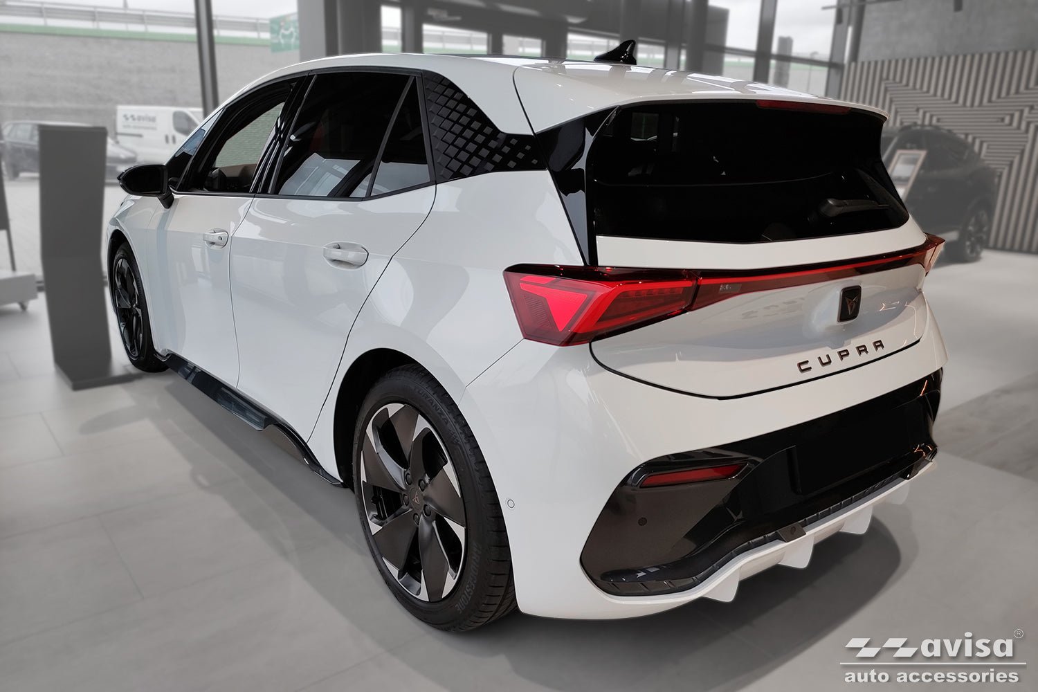 Lastskydd Black Mat Cupra Born halvkombi 5-dörrars 2021+ – Mattsvart | AVISA - Carlevel AB - Lastskydd