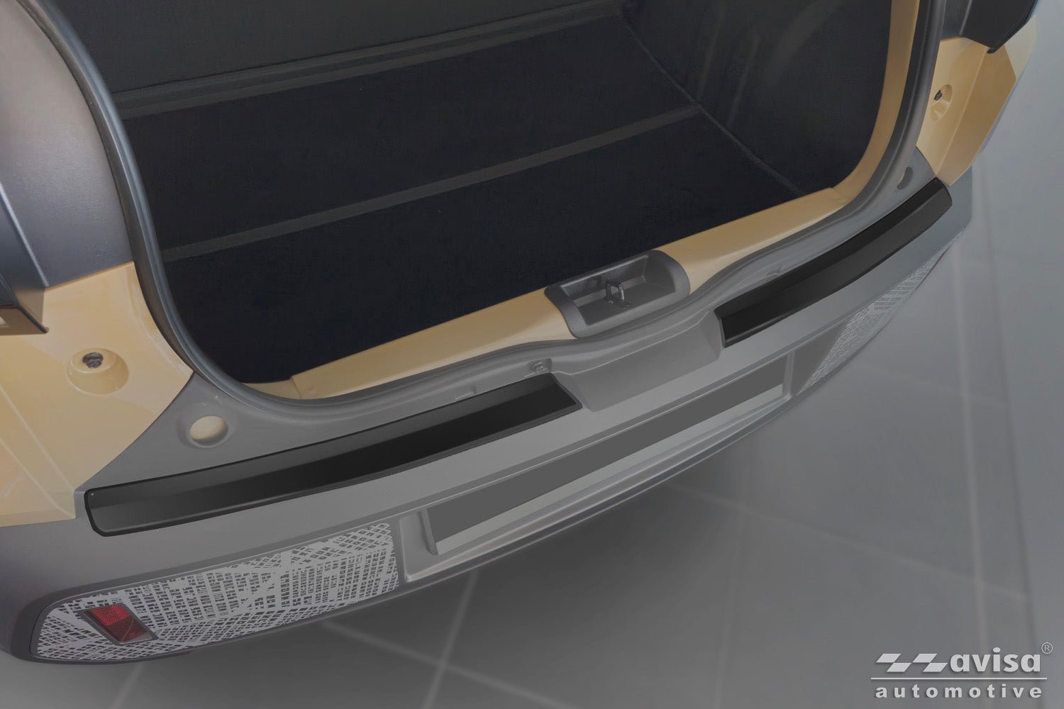 Lastskydd Black Mat Dacia Spring facelift 2024+ – Mattsvart | AVISA - Carlevel AB - Lastskydd