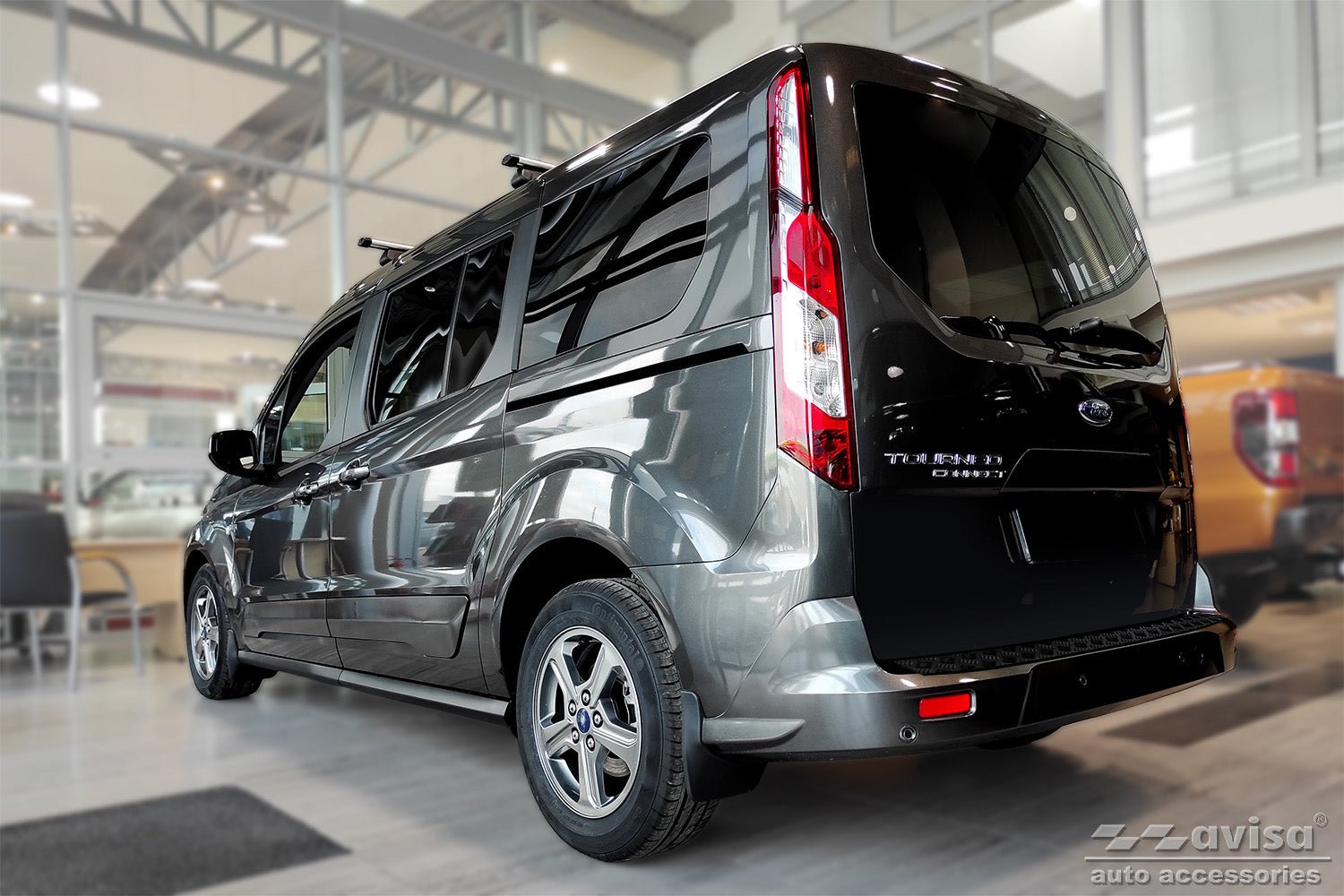 Lastskydd Black Mat Ford Transit/ Tourneo Connect II 2014–2017, facelift 2017–2022 – Mattsvart | AVISA - Carlevel AB - Lastskydd