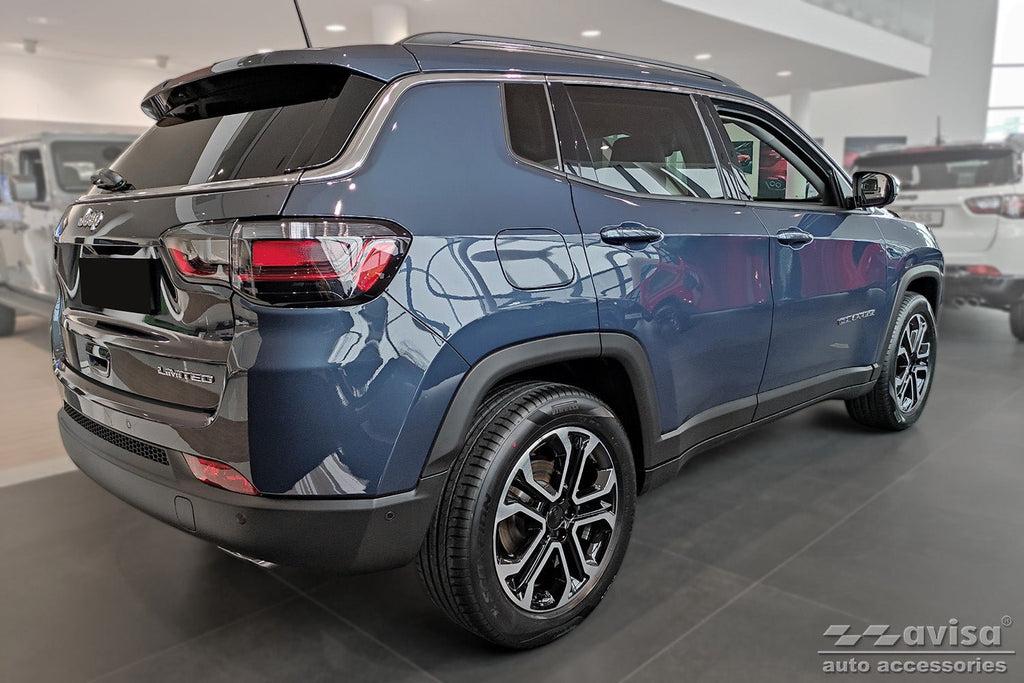 Lastskydd Black Mat Jeep Compass II 2017–2021, facelift 2021–2025 – Mattsvart | AVISA - Carlevel AB - Lastskydd