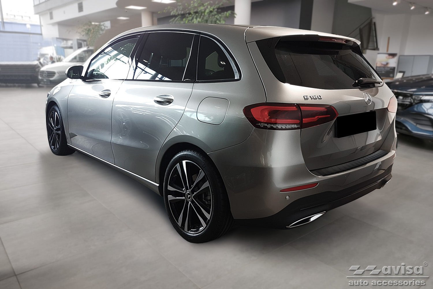 Lastskydd Black Mat Mercedes B Class III W247 2018+/ AMG 2018+ / Mercedes B class 250 e Plug-In Hybrid 2021+ – Mattsvart | AVISA - Carlevel AB - Lastskydd