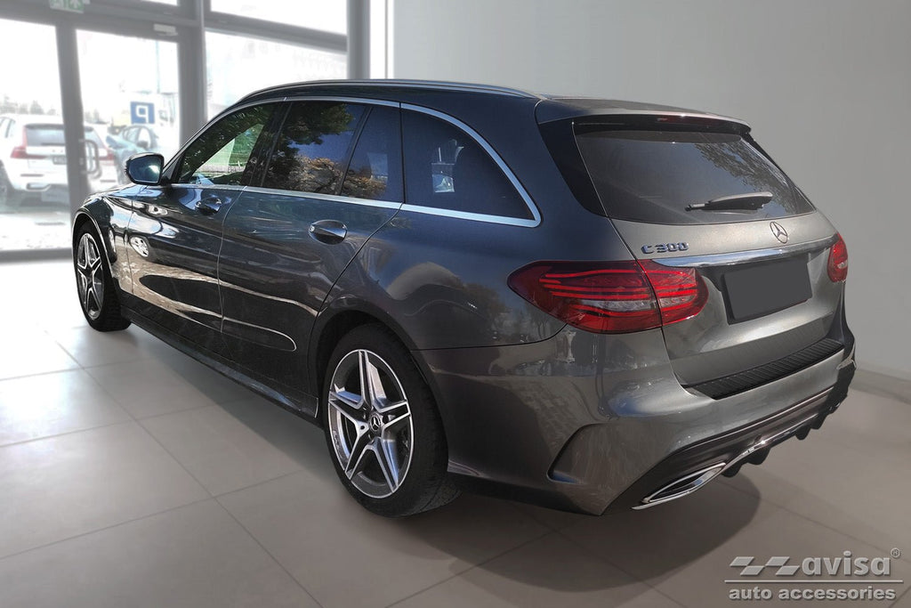 Lastskydd Black Mat Mercedes C Class W205 Kombi 2014–2018, facelift 2018–2021 – Mattsvart | AVISA - Carlevel AB - Lastskydd