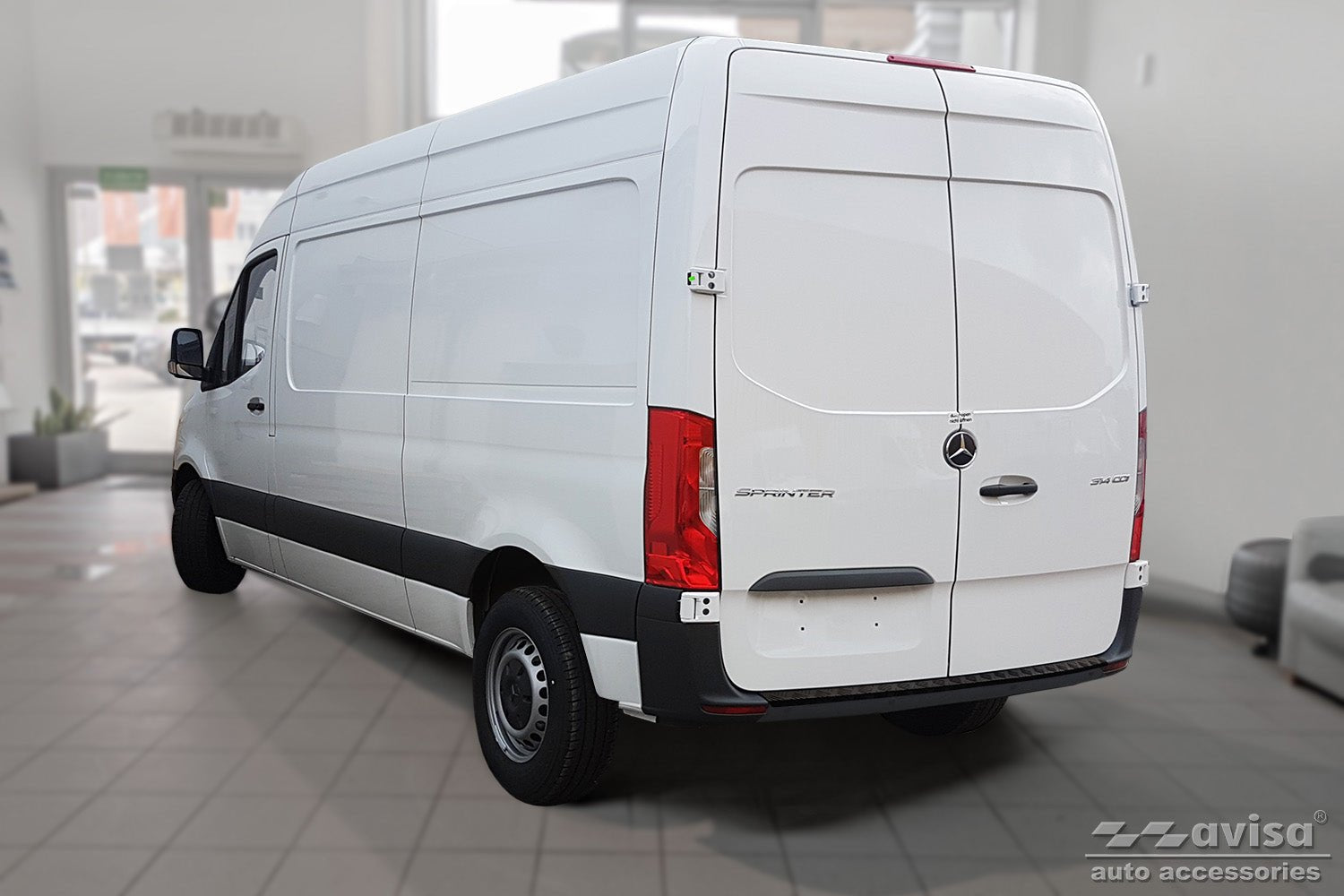 Lastskydd Black Mat Mercedes Sprinter III 2018+ – Mattsvart | AVISA - Carlevel AB - Lastskydd