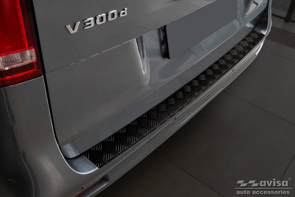 Lastskydd Black Mat Mercedes V Class W447/ Vito III/ Marco Polo 2014–2019, facelift 2019–2024, facelift 2024+ (versionen med two… – Mattsvart | AVISA - Carlevel AB - Lastskydd