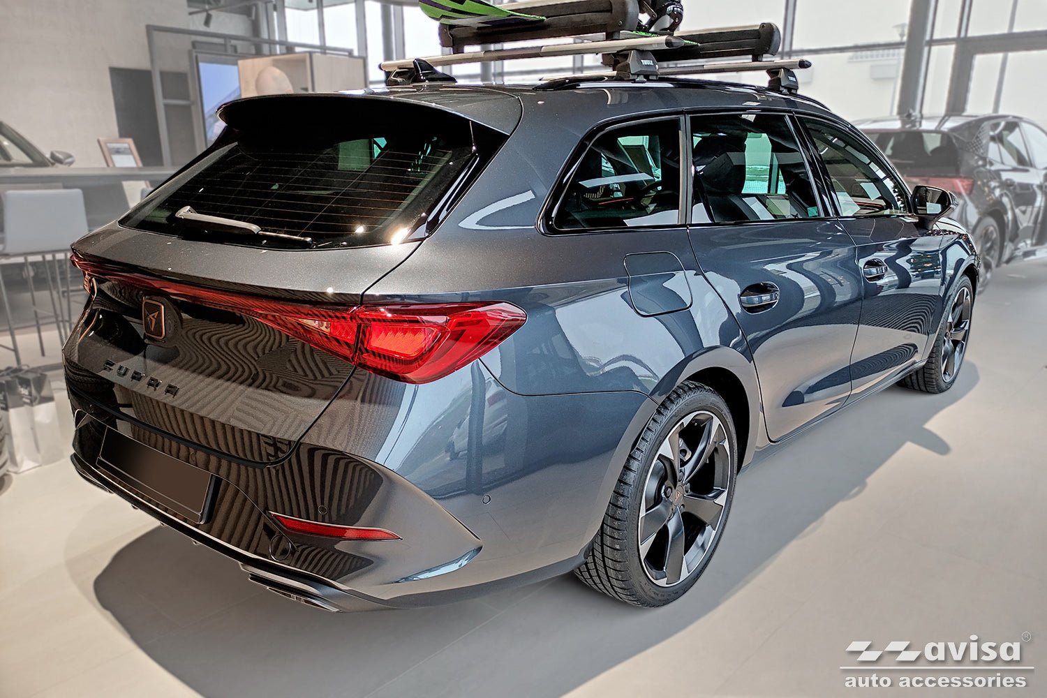 Lastskydd Black Mat Seat Cupra Leon Sportstourer (KL) 2021– 2024 facelift 2024+ m.fl. – Mattsvart | AVISA - Carlevel AB - Lastskydd