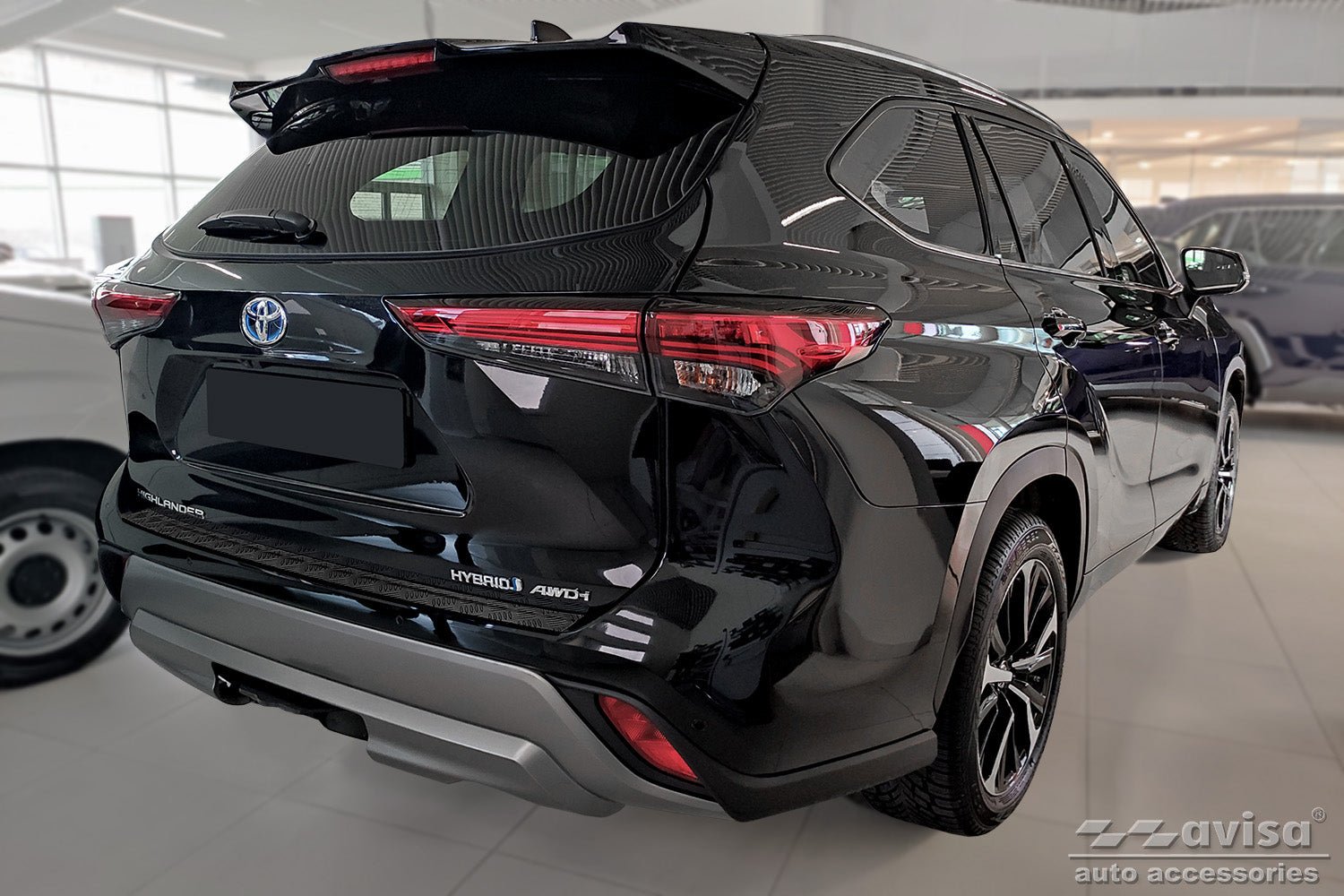 Lastskydd Black Mat Toyota Highlander IV( XU70) 2019+ – Mattsvart | AVISA - Carlevel AB - Lastskydd