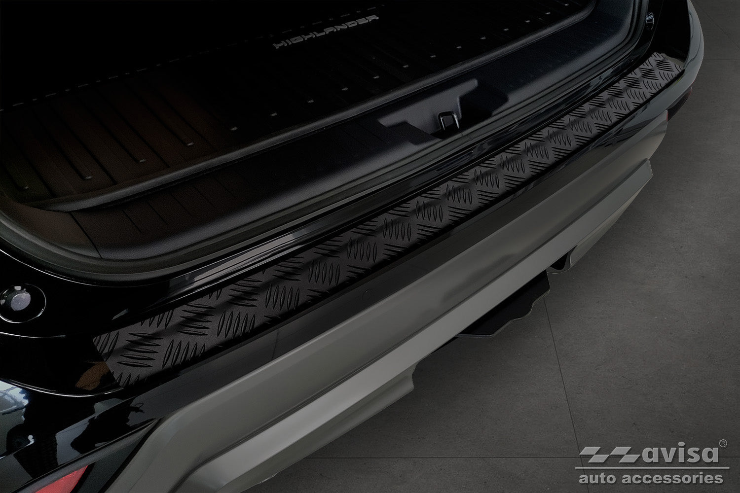 Lastskydd Black Mat Toyota Highlander IV( XU70) 2019+ – Mattsvart | AVISA - Carlevel AB - Lastskydd