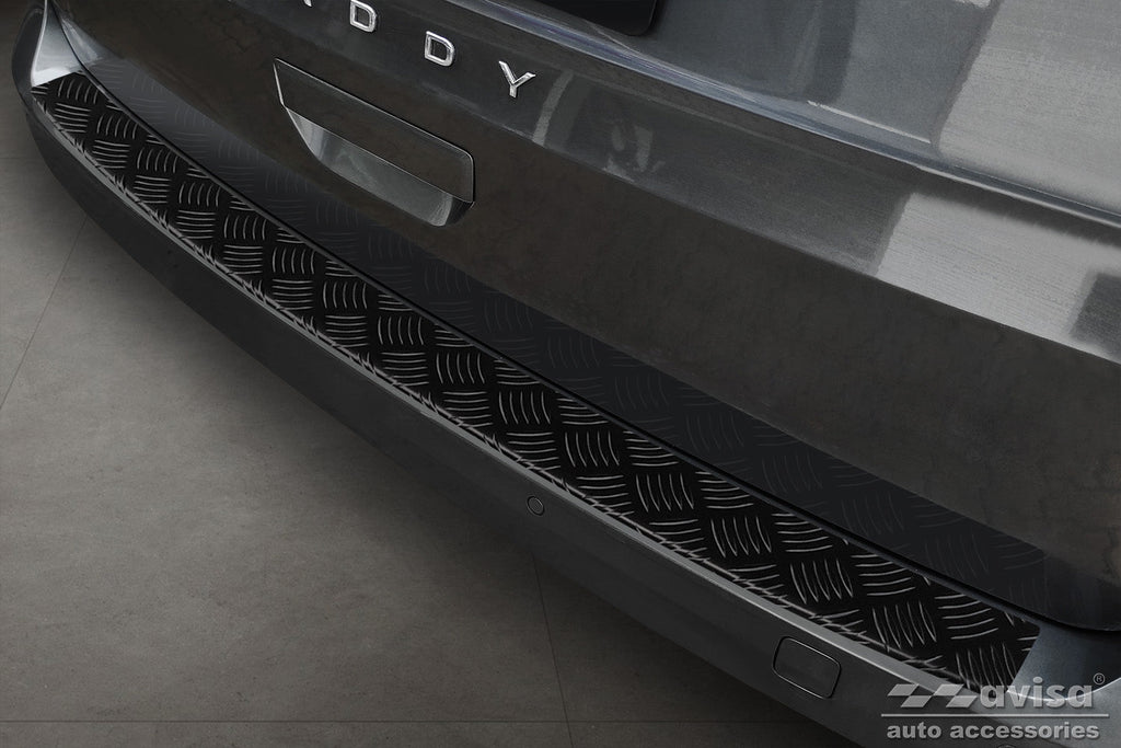 Lastskydd Black Mat Volkswagen Caddy V (SB) 2020+ (fitting to both: two and one bak dörrar version) m.fl. – Mattsvart | AVISA - Carlevel AB - Lastskydd