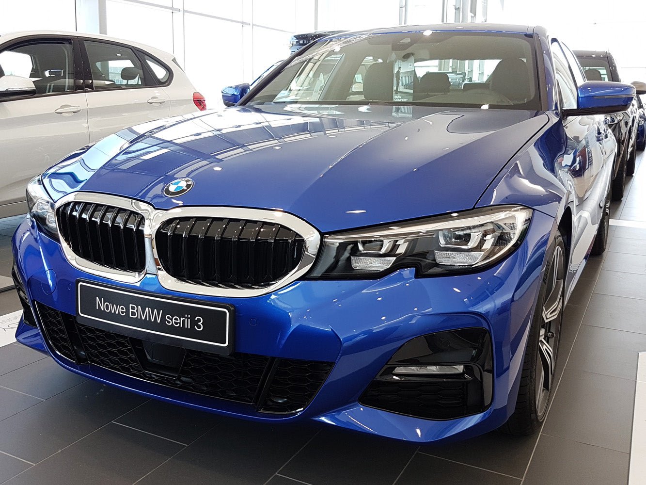 Lastskydd BMW 3 G20 sedan M-paket 2018–2022 – Silver satin | AVISA - Carlevel AB - Lastskydd