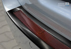 Lastskydd BMW 5 F11 touring 2010–2013, facelift 2013–2017 – Svart steel, Röd&Svart Kolfiber | AVISA - Carlevel AB - Lastskydd