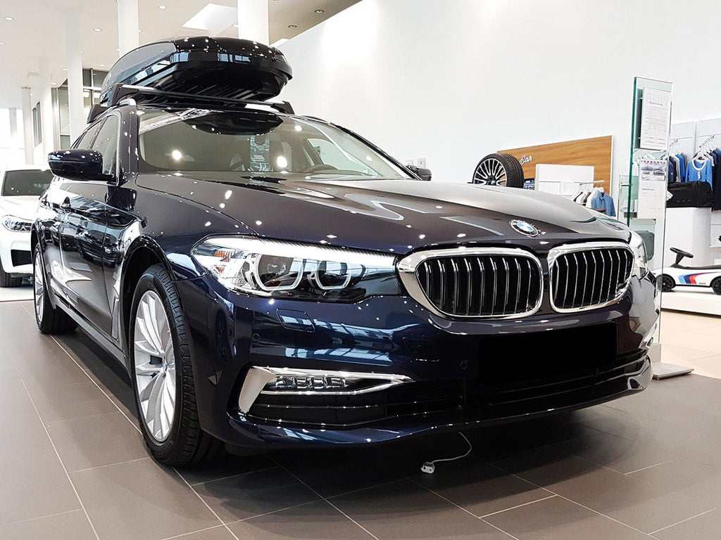 Lastskydd BMW 5 G31 touring 2017–2020 (utan M-paket) / BMW 5er Touring Luxury Line 2017–2020 – Silver satin | AVISA - Carlevel AB - Lastskydd