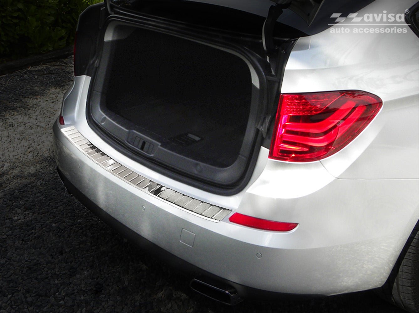 Lastskydd BMW 5 GT F07 2009+ – Silver satin | AVISA - Carlevel AB - Lastskydd