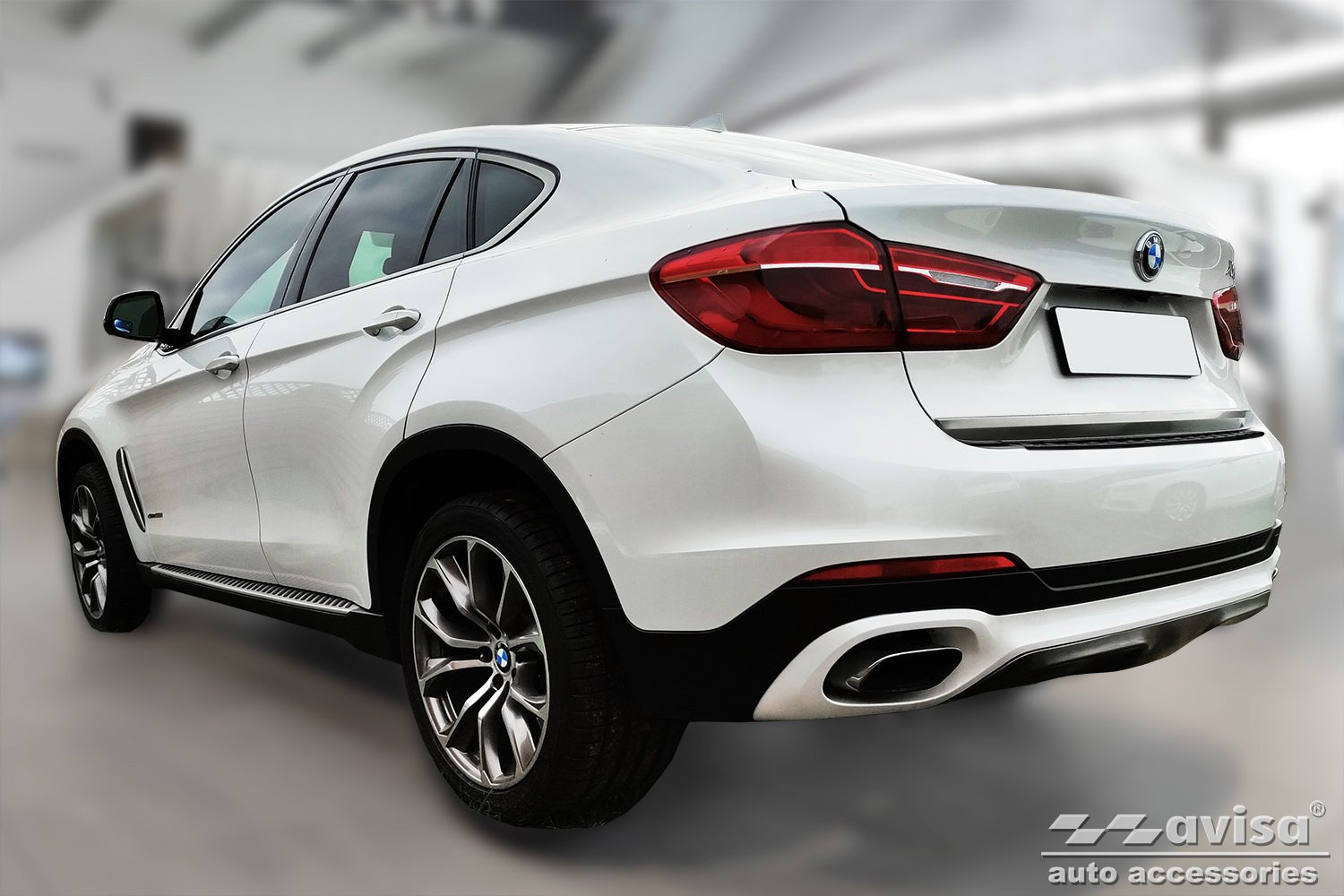 Lastskydd BMW X6 II F16 2014–2019 - new design – Svart | AVISA - Carlevel AB - Lastskydd