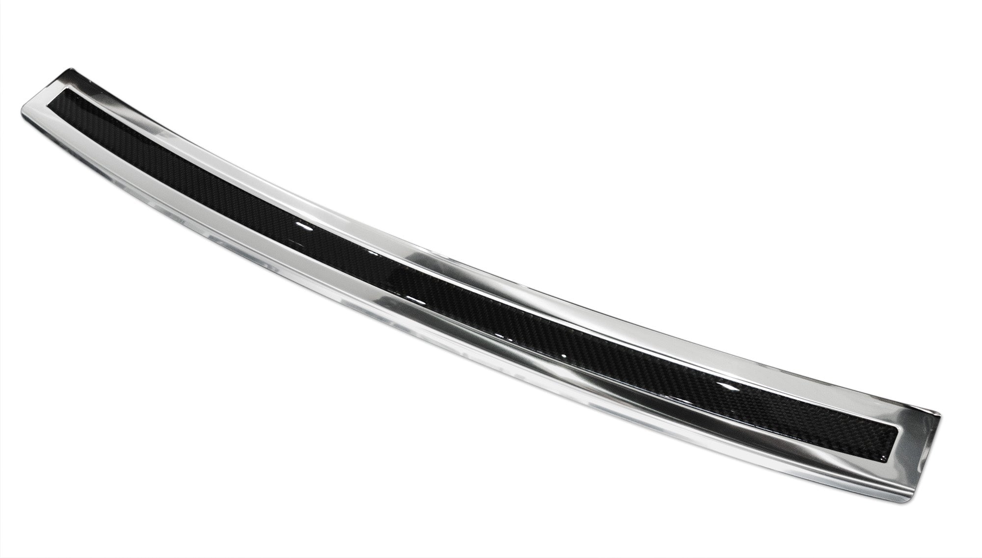 Lastskydd BMW X6 II F16 2014–2019 – Spegelblank steel, Svart Kolfiber | AVISA - Carlevel AB - Lastskydd